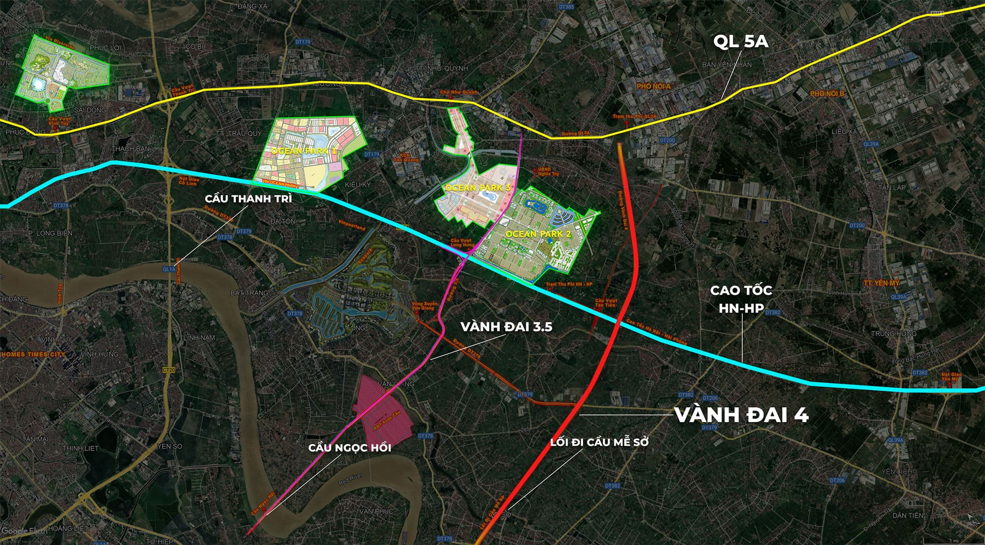 Vinhomes Ocean Park 2 – The Empire giúp cư dân tương lai nhanh chóng di chuyển đến nhiều địa điểm quan trọng của thủ đô Hà Nội. Tại Vinhomes Ocean Park 3 – The Crown sẽ giúp cư dân tương lai nhanh chóng di chuyển đến nhiều địa điểm quan trọng của thủ đô Hà Nội.